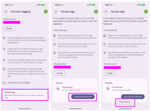Android Intrusion Logging as a new source of data for consensual ...